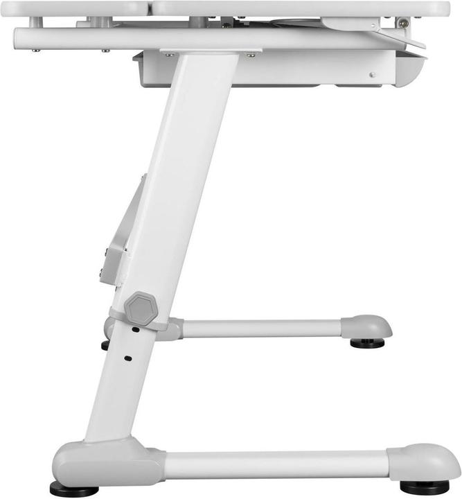 Actual product image Ergo Office table for children, ergonomic, height-adjustable, gray, max 75 kg, ER-435