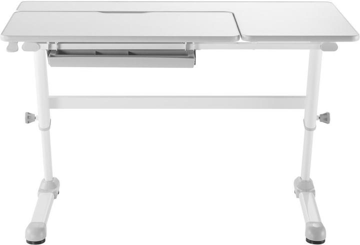 Actual product image Ergo Office table for children, ergonomic, height-adjustable, gray, max 75 kg, ER-435