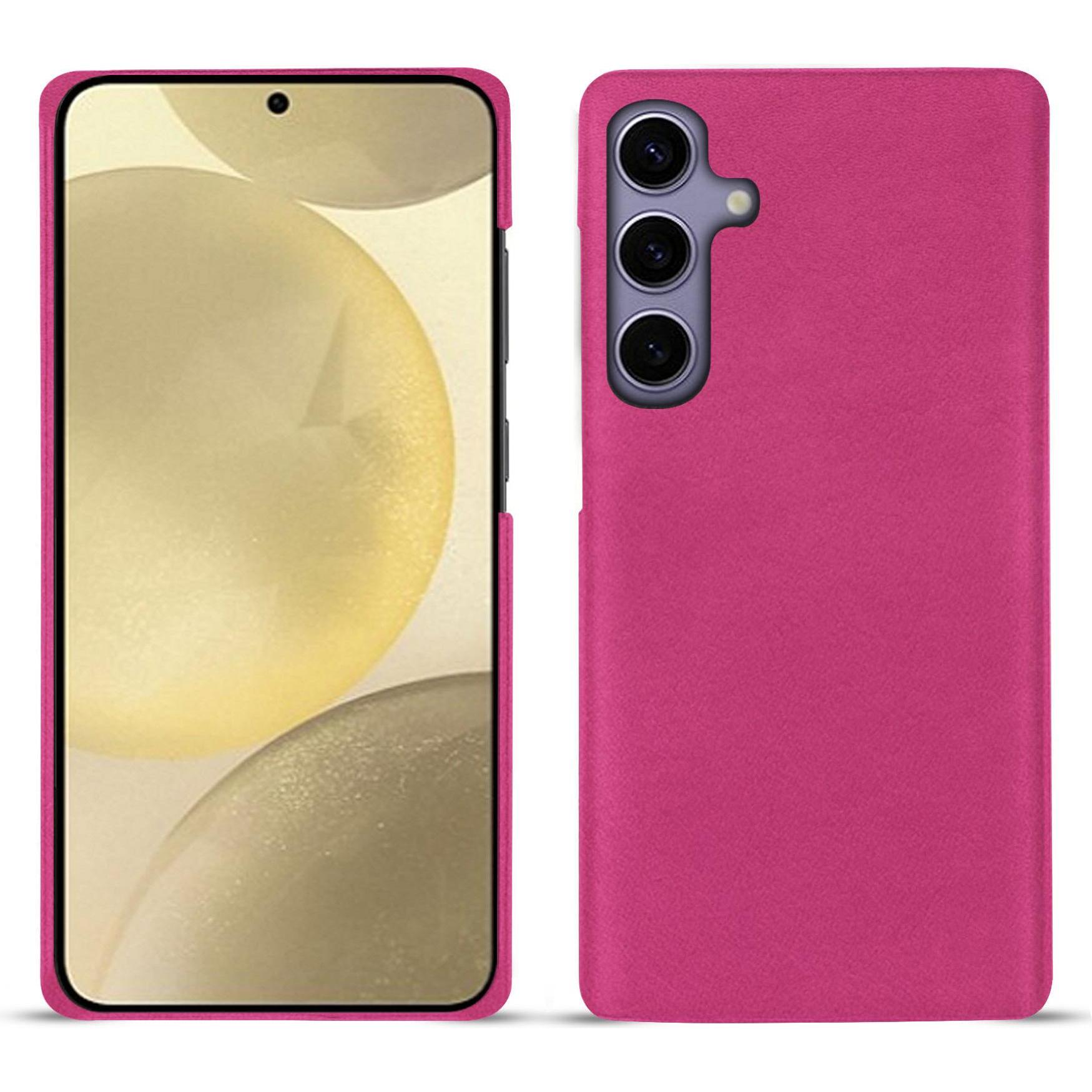 Noreve Lederschutzhülle (Samsung Galaxy S23+, Samsung Galaxy S24+), Smartphone Hülle, Rosa
