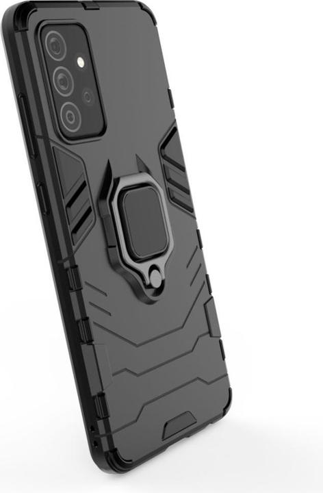 Image du produit Hurtel Ring Armor Case Kickstand Tough Rugged Cover pour Samsung Galaxy A72 4G bleu (Samsung Galaxy A72)