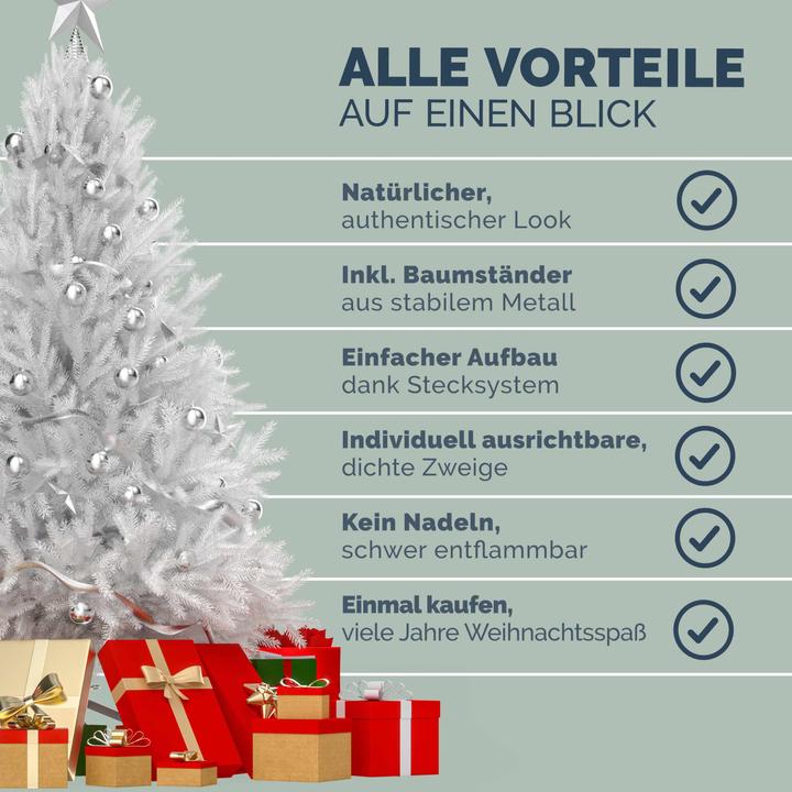 Actual product image Casaria Christmas tree (150 cm)