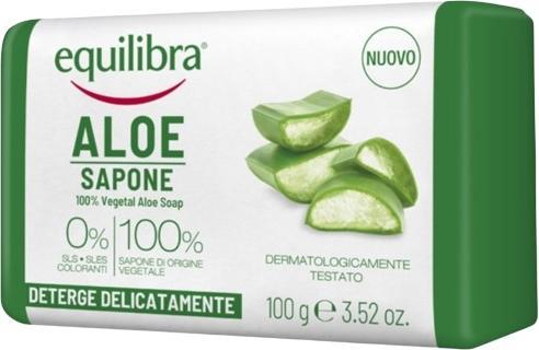 Actual product image Equilibra Aloe Detersione Naturale 100% Vegetal Soap Aloe Soap 100G (Liquid soap)