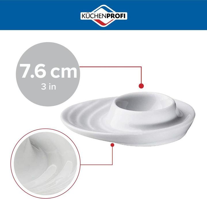 Produktbild Küchenprofi Eierbecher 2er Set oval BURGUND (2x)