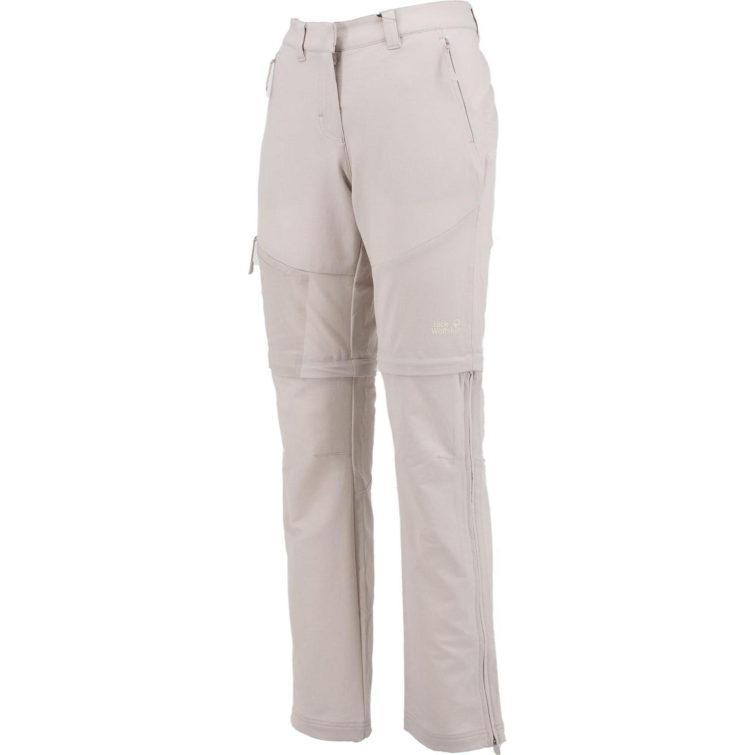 Jack Wolfskin, Damen, Outdoorhose, Activate Zip Away Pants W (36), Beige, 36