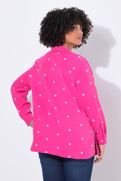 Immagine prodotto Angel of Style Blusa di mussola dal taglio oversize con ricami floreali (44)