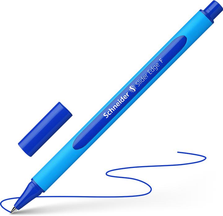 Produktbild Schneider Kugelschreiber Slider Edge blau, Strichstärke: F (fein) (Hellblau, 1 x)