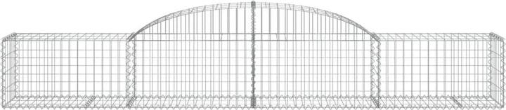 Actual product image VidaXL Gabionen mit Hochbogen 25 Stk. 300x50x40/60 cm Verzinktes Eisen