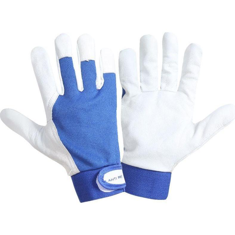 Lahti Pro, Guanti di sicurezza, Guanti di capra. blu l272109p, 12 paia, "9", ce, lahti (9)