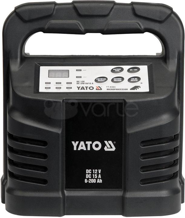 Actual product image Yato ELECTRONIC IRON 12V 15A 6-200Ah WET (12V, 15 A)