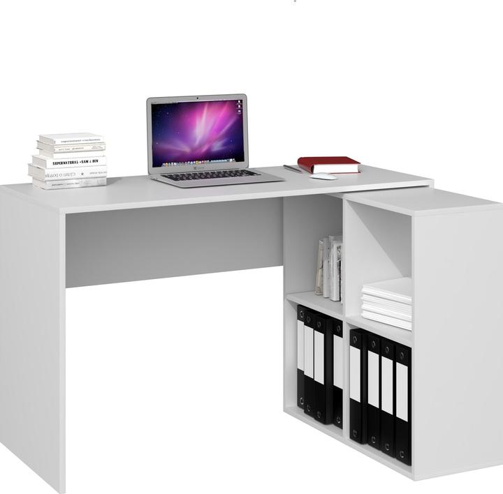 Actual product image Topeshop PLUS 2X2 BIEL computer desk Baltas