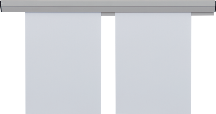 Actual product image Franken Paper clamping rail, self-adhesive, length: 580 mm plastic, can be extended as required, wall (210 x 297 mm)
