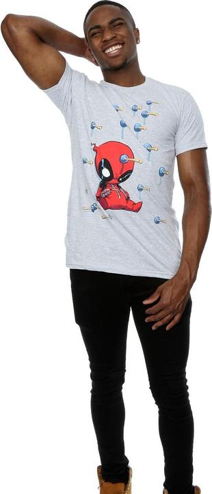 Produktbild Deadpool Cartoon Knockout TShirt (XL)