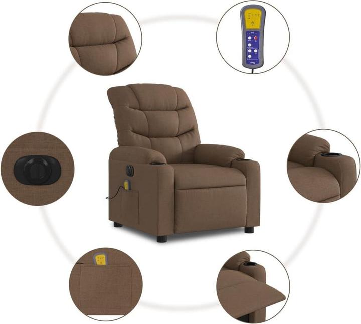 Image du produit vidaXL elektrischer Massagesessel