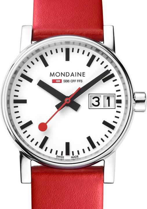 Immagine prodotto Mondaine Evo2 - Datum (Orologio da polso analogico, Fatto in Svizzera, 30 mm)