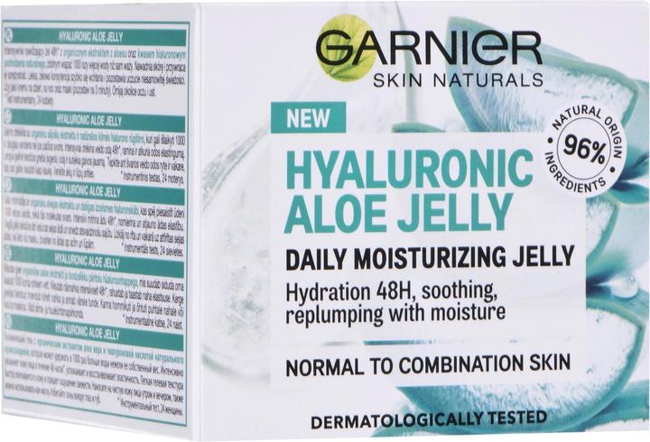 Actual product image Garnier Hyaluronic Aloe Jelly Moisturizing Gel For Normal / Combination Skin 50ml (50 ml, Face gel)