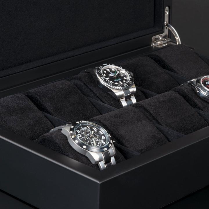 Produktbild Beco Uhrenbox Piano Silk 10 - Schwarz