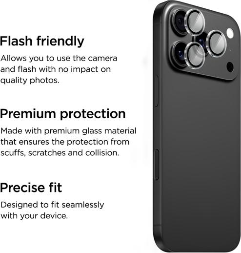 Actual product image Eiger Camera lens protection ring Mountain Glass (1 pcs., Apple iPhone 17 Pro)