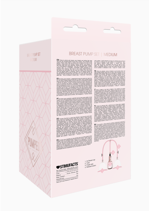 Actual product image Doc Johnson Breast Pump Set