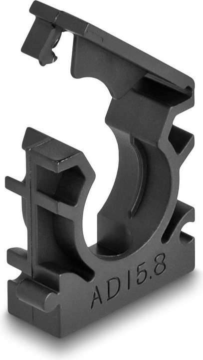 Produktbild Delock Kabelschlauchhalter 15.8 mm, 8 Stück, Schwarz (Kabelschlauch, 3 cm)