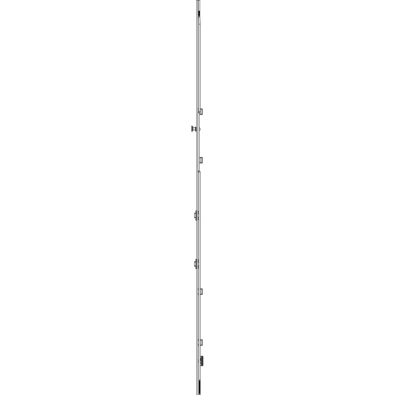 GU, Türbeschlag + Scharnier, 966 PSK mZ Höhenteil senkrecht, FFH 996-1120 mm, Griffsitz 440 mm