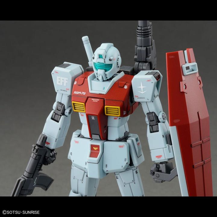 Actual product image Bandai GUNDAM - HG 1/144 GM (Shoulder Cannon / Missile Pod) - Model Kit