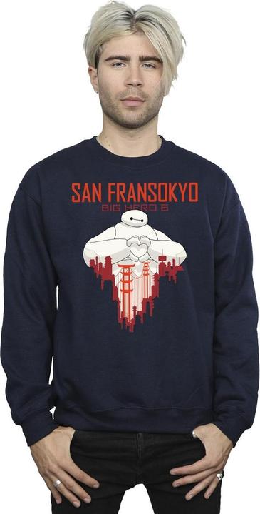 Produktbild Disney Big Hero 6 Baymax San Fransokyo Heart Sweatshirt (3XL)