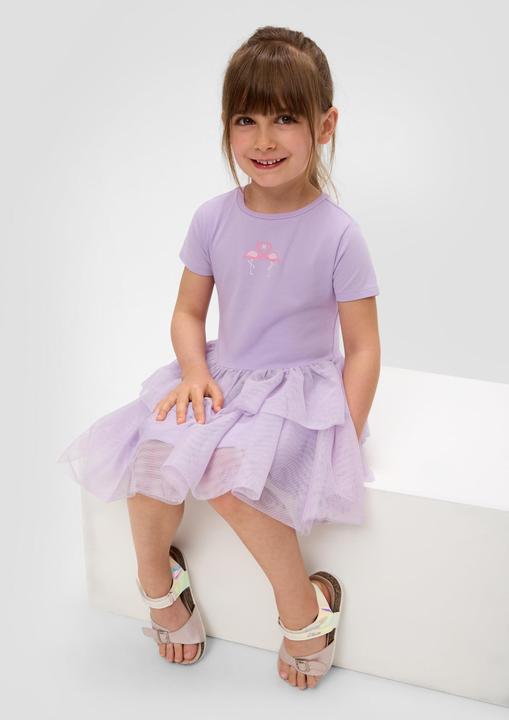 Produktbild S.Oliver Kleid Minikleid mit Layering-Detail (128)