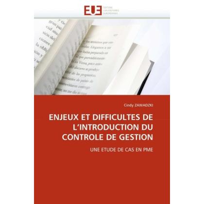 Enjeux Et Difficultes De L'Introduction Du Controle De Gestion, Fachbücher