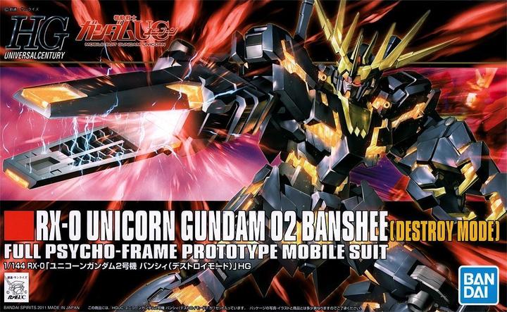 Produktbild Bandai 1/144 HGUC RX-0 UNICORN GUNDAM 02 BANSHEE (DESTROY MODE)