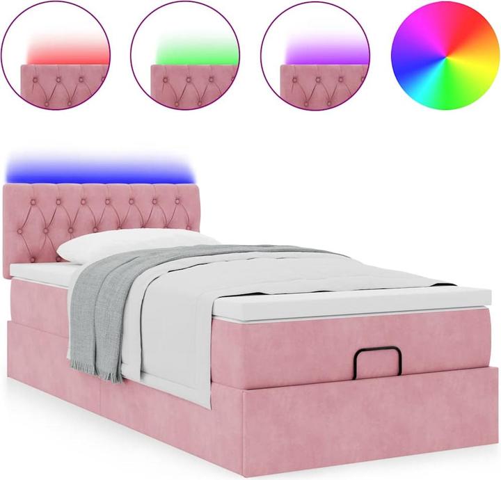 Image du produit vidaXL Ottoman-Bett (90 x 200 cm)