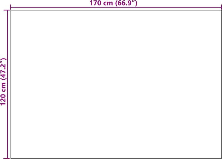 Produktbild vidaXL Polyester-Teppich (170 x 120 cm)