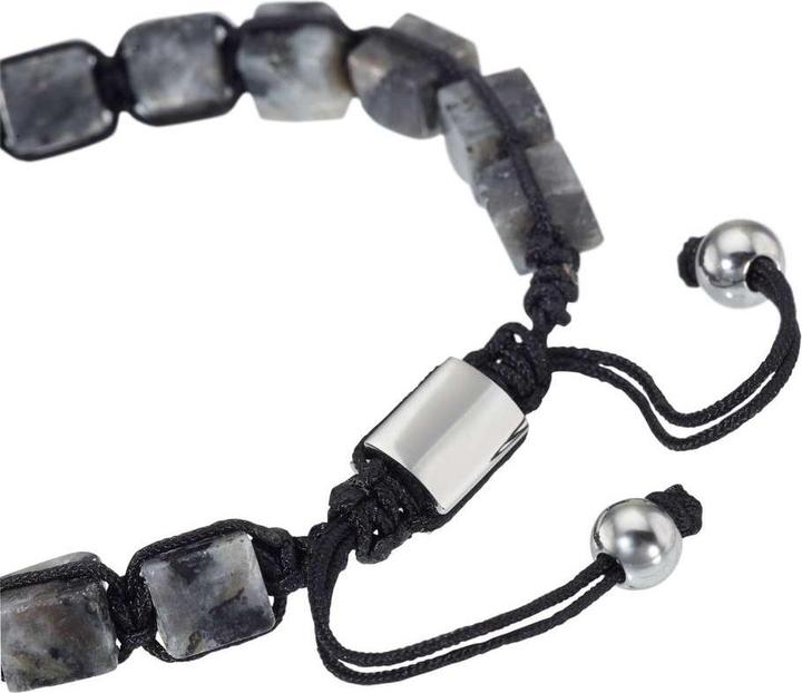 Produktbild Bijouteria Armband (25 cm, Edelstahl, Spektrolith, Nylon)