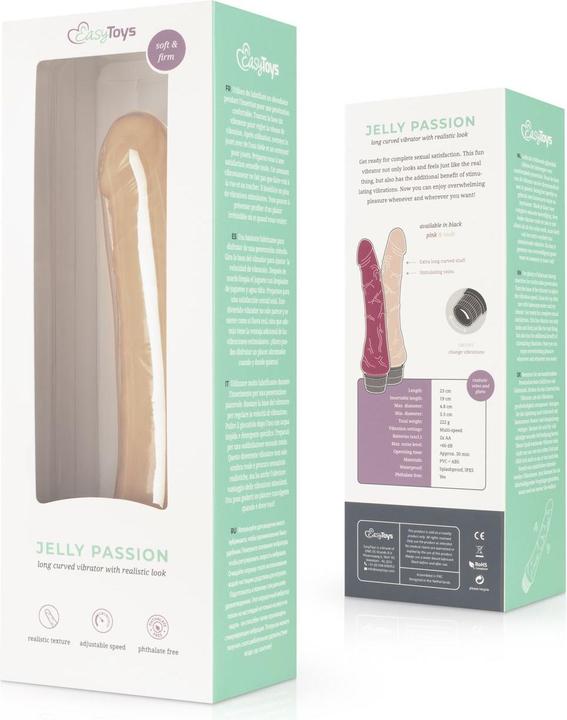 Productafbeelding Easytoys Jelly Realistischer Vibrator