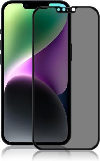 Mocolo 3D Privacy Full Cover Schutzglas Displayschutz (1 Stück, Apple iPhone 15)
