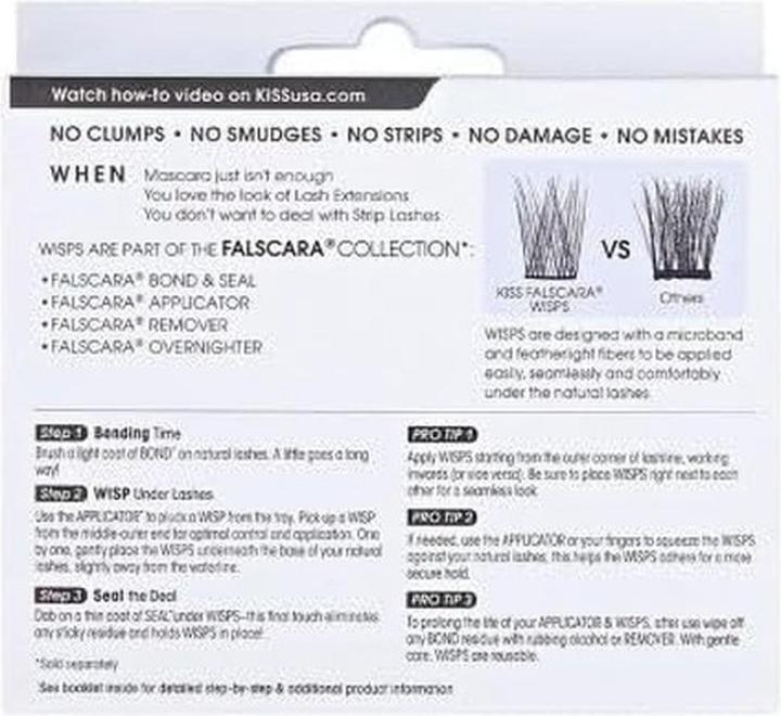 Actual product image KISS False false eyelashes Falscara Wisps Multi - Variant: Shorty (Artificial eyelashes)