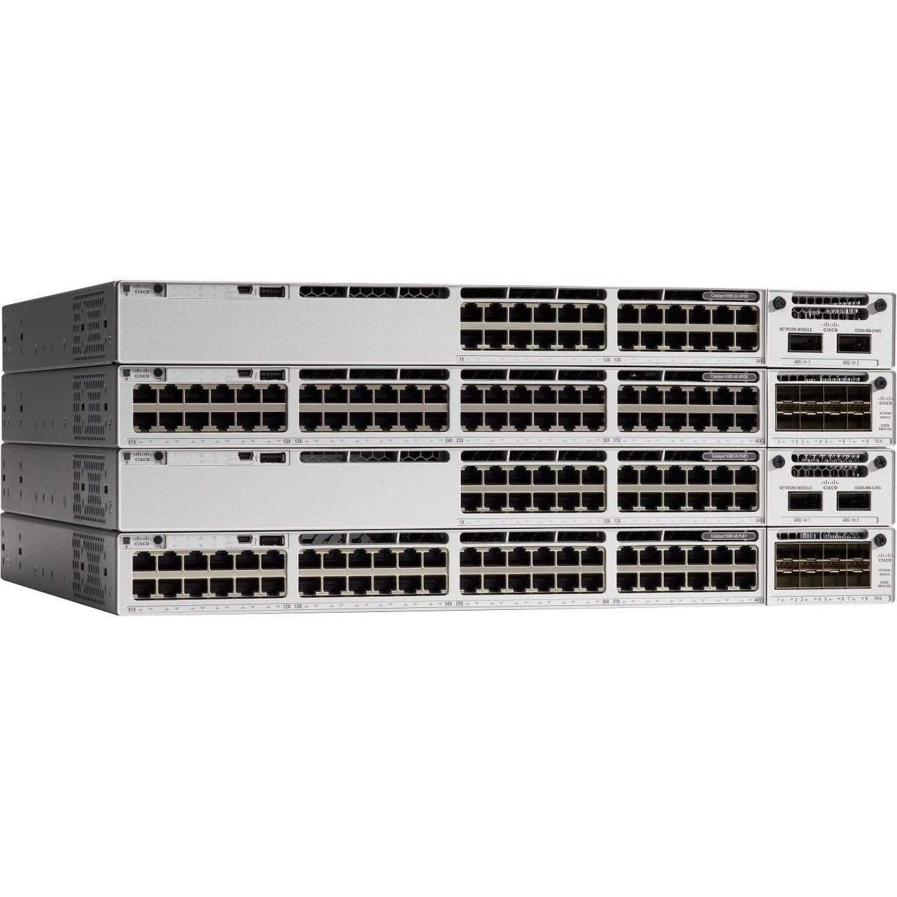 Thumbnail - Cisco CATALYST 9300 24-PORT DATA ONL (24 Ports), Netzwerk Switch, Grau