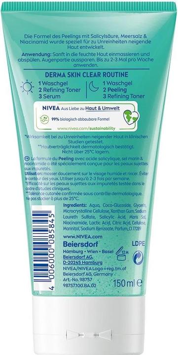 Produktbild NIVEA Derma Skin Clear (Reinigungsgel, 150 ml)
