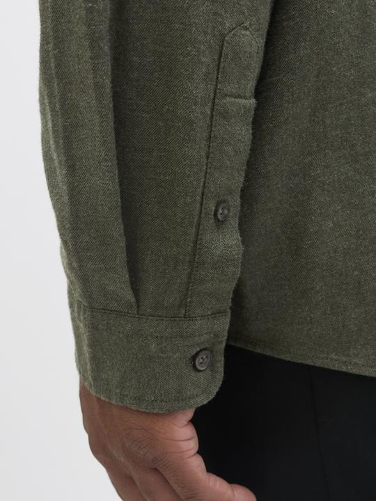 Produktbild Jack & Jones Jjeclassic Melange Shirt L/S Sn Pls (4XL)