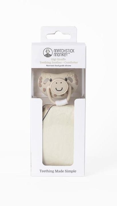 Actual product image Matchstick Monkey Soother & Comforter Gigi Giraffe (1 x)