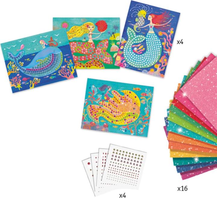 Produktbild Djeco Mosaik Meerjungfrauen