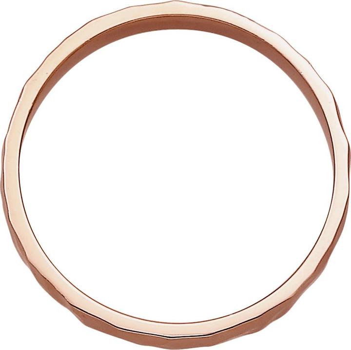 Produktbild Elli Ring Ring Basic Bandring Fein Gehämmert 925 Silber (52, 54, 925 Silber)