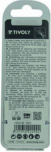 Produktbild Tivoly Dredger HSS-E5 90 ° Ø25mm, shank 10mm (25 mm)