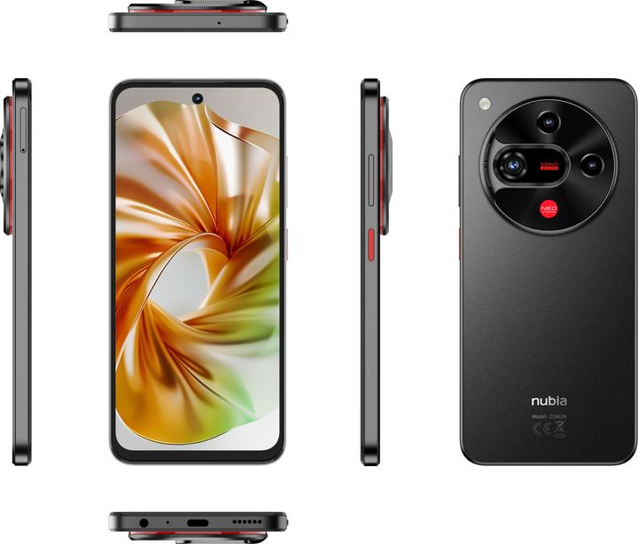 Produktbild Nubia Focus 2 5G / 8GB / 256GB / Black (256 GB, Black, 6.70", Dual SIM, 5G)