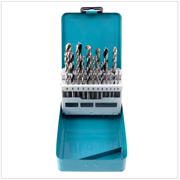 Image du produit Makita Assortiment universel de forets 18 pcs. (6 mm, 10 mm, 3 mm, 5 mm, 8 mm, 4 mm)