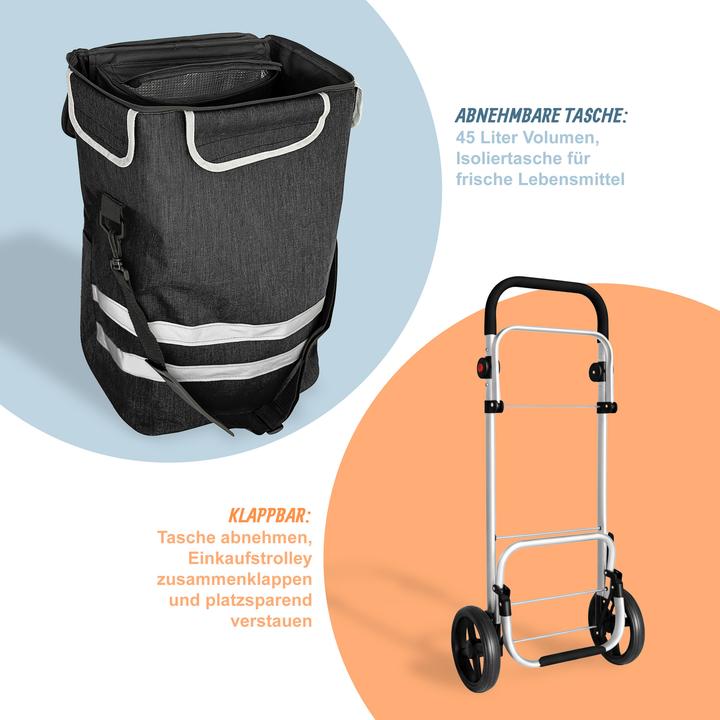 Produktbild Relaxdays Einkaufstrolley