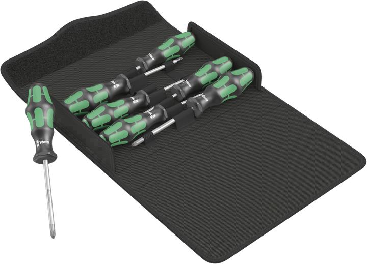 Actual product image Wera Kraftform 300/7 screwdriver set (Torx (TX), Pozidriv cross recess (PZ), Phillipps cross recess (PH))