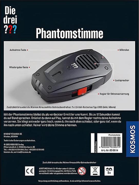 Produktbild Kosmos Die drei??? Phantomstimme