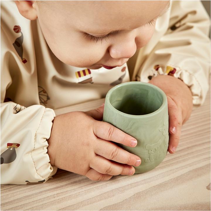 Actual product image Nuuroo Luna Bib Coated Cream - Circus