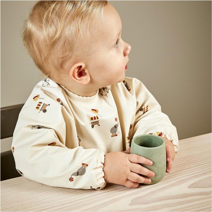 Actual product image Nuuroo Luna Bib Coated Cream - Circus