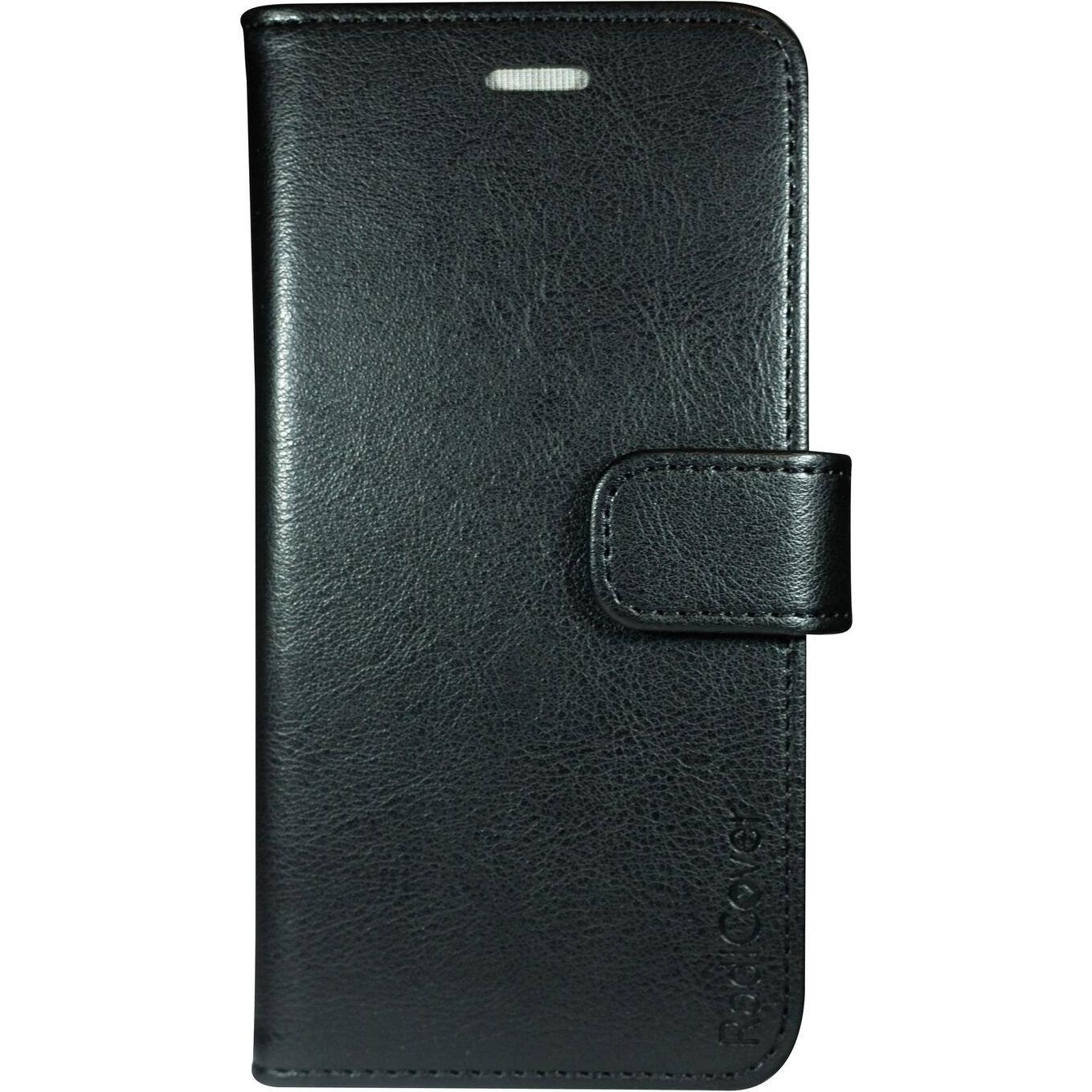 Radicover Flipside Fashion Stand Function - iPhone 6/7/8/SE - Black (Apple iPhone 7), Smartphone Hülle, Schwarz